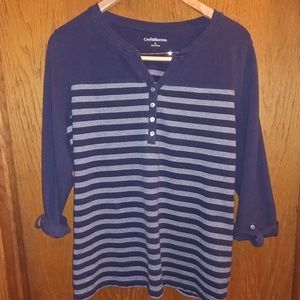 Croft & Barrow 3/4 sleeve button up shirt